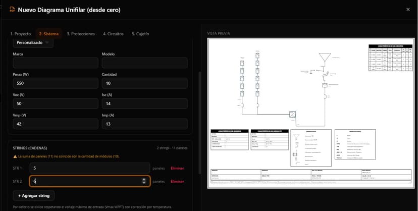 Diagrama unifilar (SLD) generado conforme a NOM-001, listo para trámite CFE